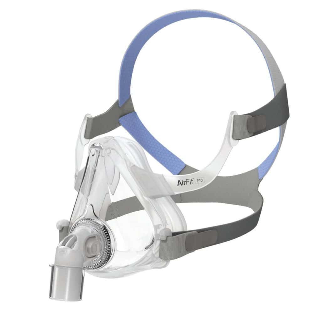 Resmed Cpap Full Face Mask Comparison Airfit F10 F20 F30 F30i And F40 Respshop Knowledge Base 1582